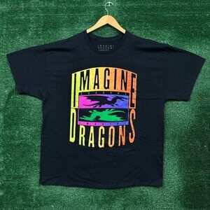 Imagine Dragons Dragons Imagine Rock Band T-Shirt Size XXL